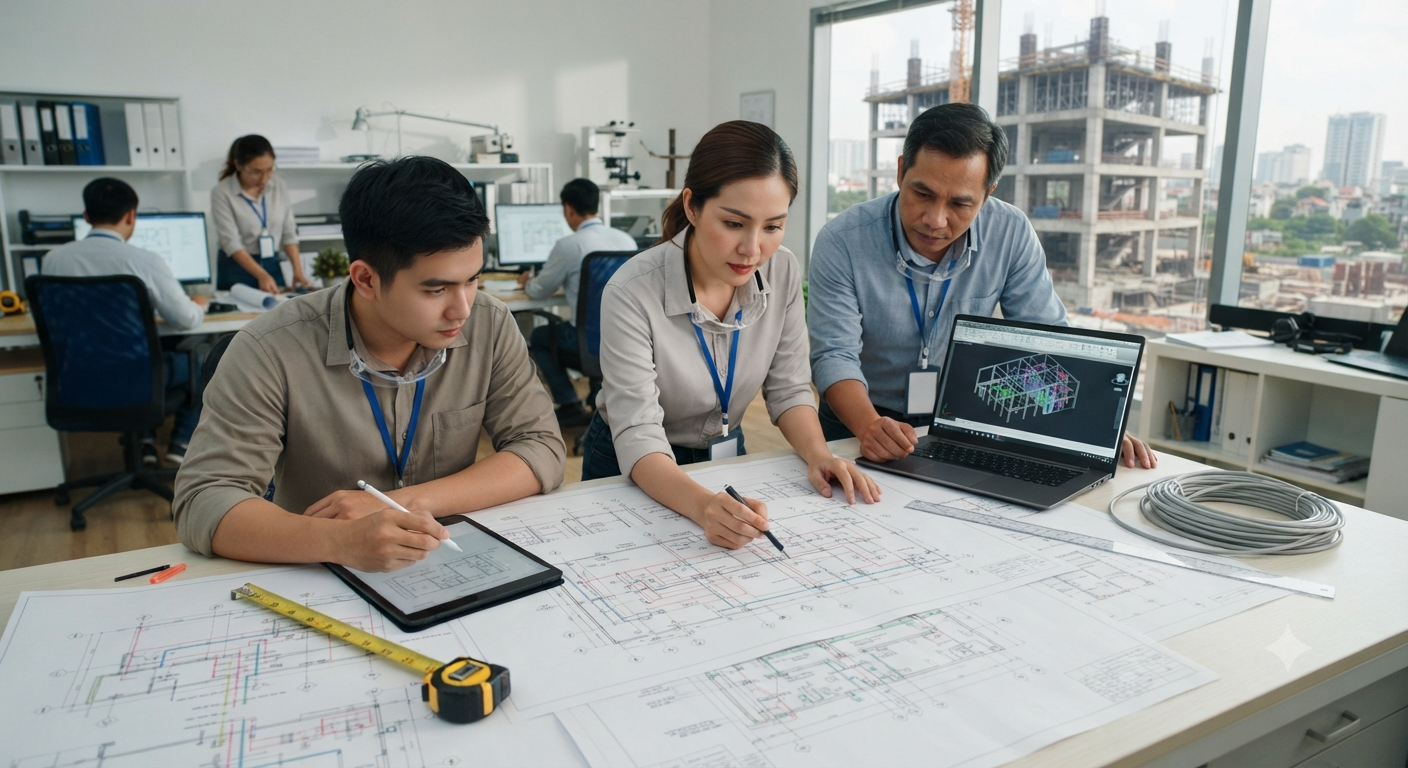 Các khía cạnh quan trọng trong quy trình thiết kế điện nước tối ưu
