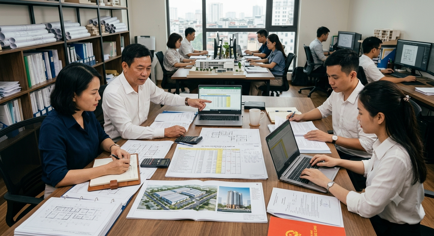 Chi phí chuẩn bị hồ sơ pháp lý và thiết kế